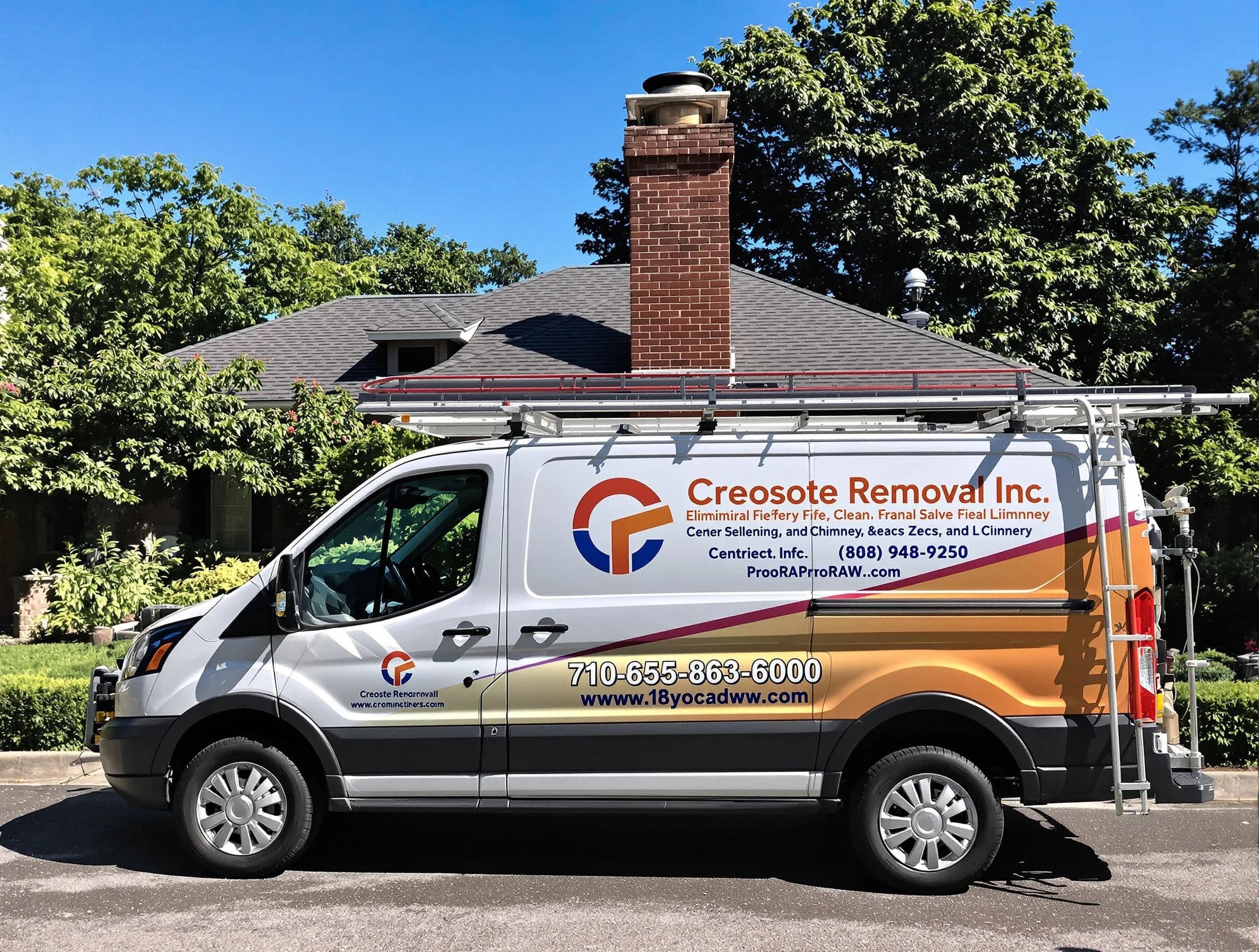 Milton Chimney Sweep technician removing creosote safely in Milton, MA