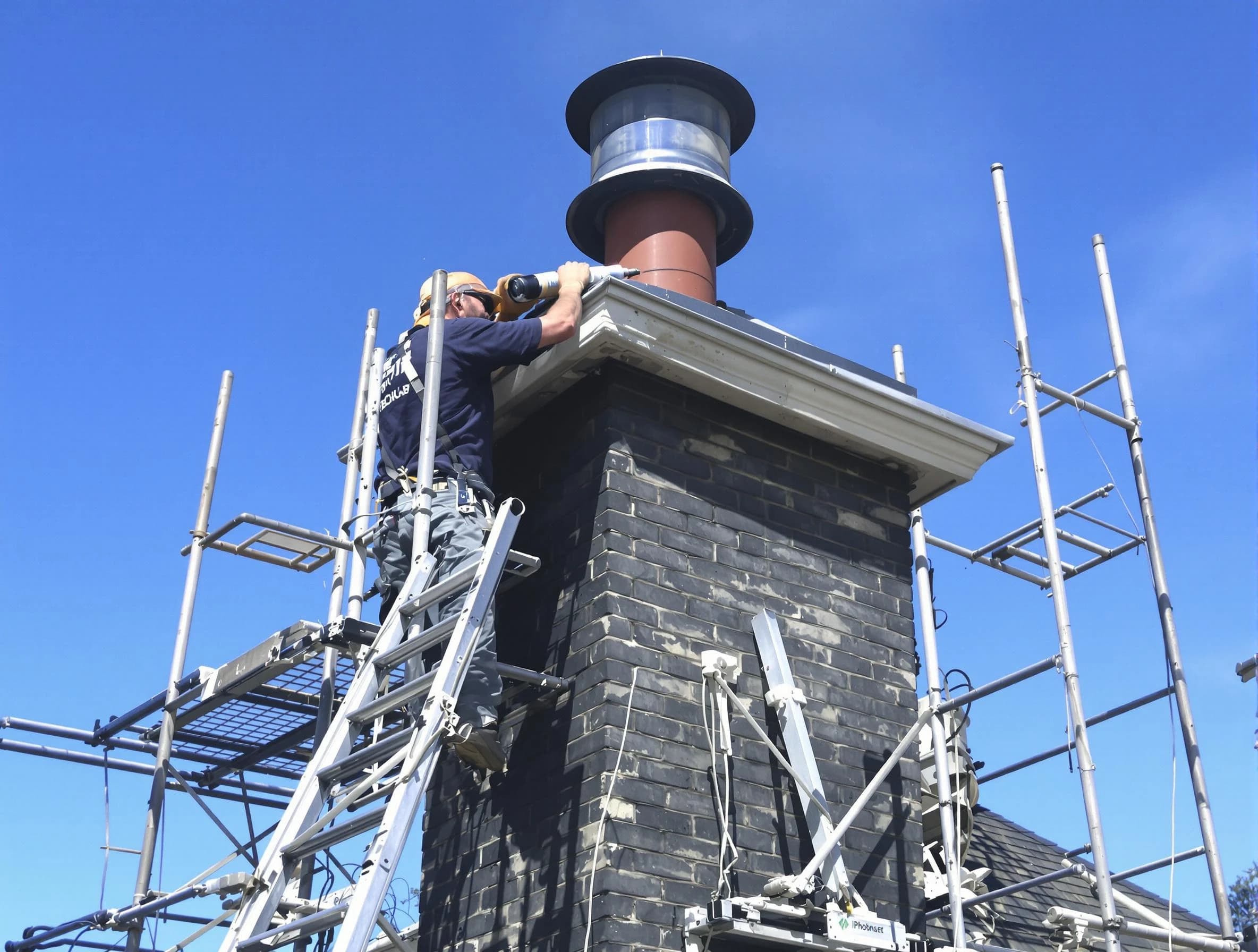 Sturdy chimney crown finished by Milton Chimney Sweep in Milton, MA