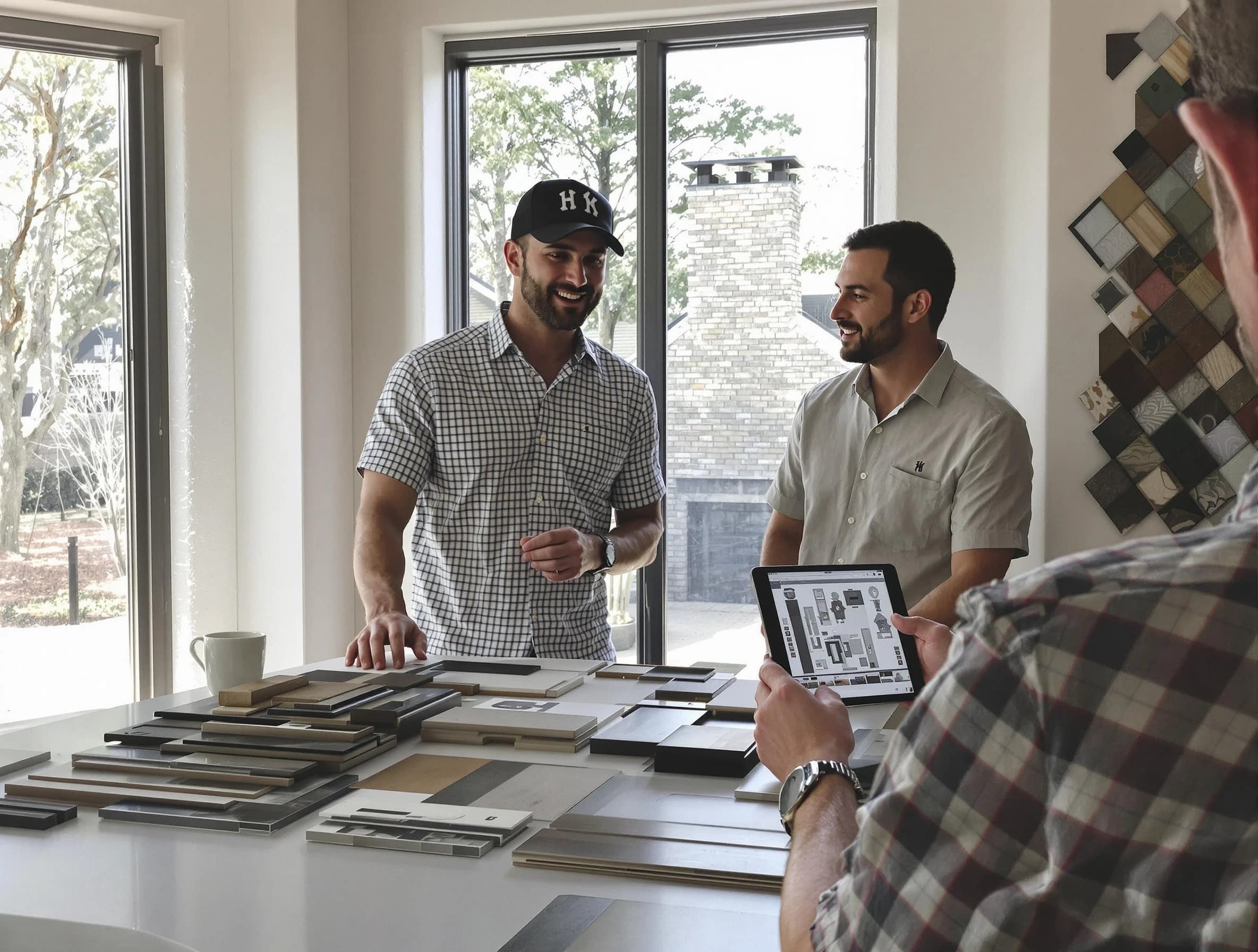 Milton Chimney Sweep remodeling a chimney and fireplace in Milton, MA
