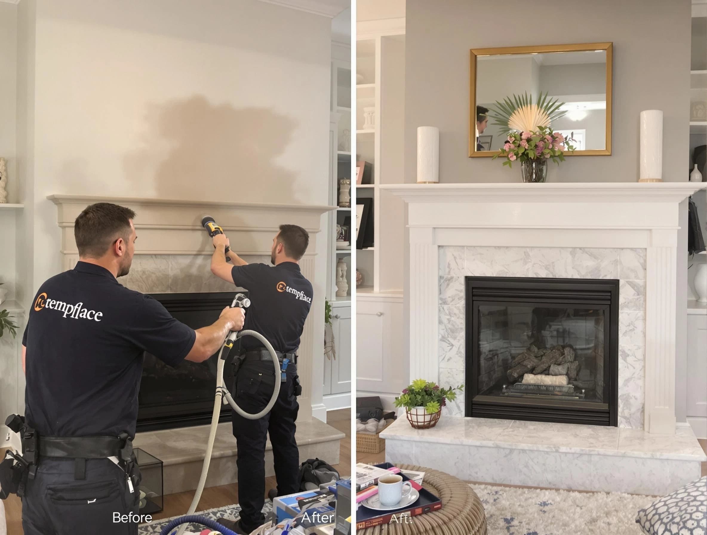 Professional soot removal by Milton Chimney Sweep team in Milton, MA