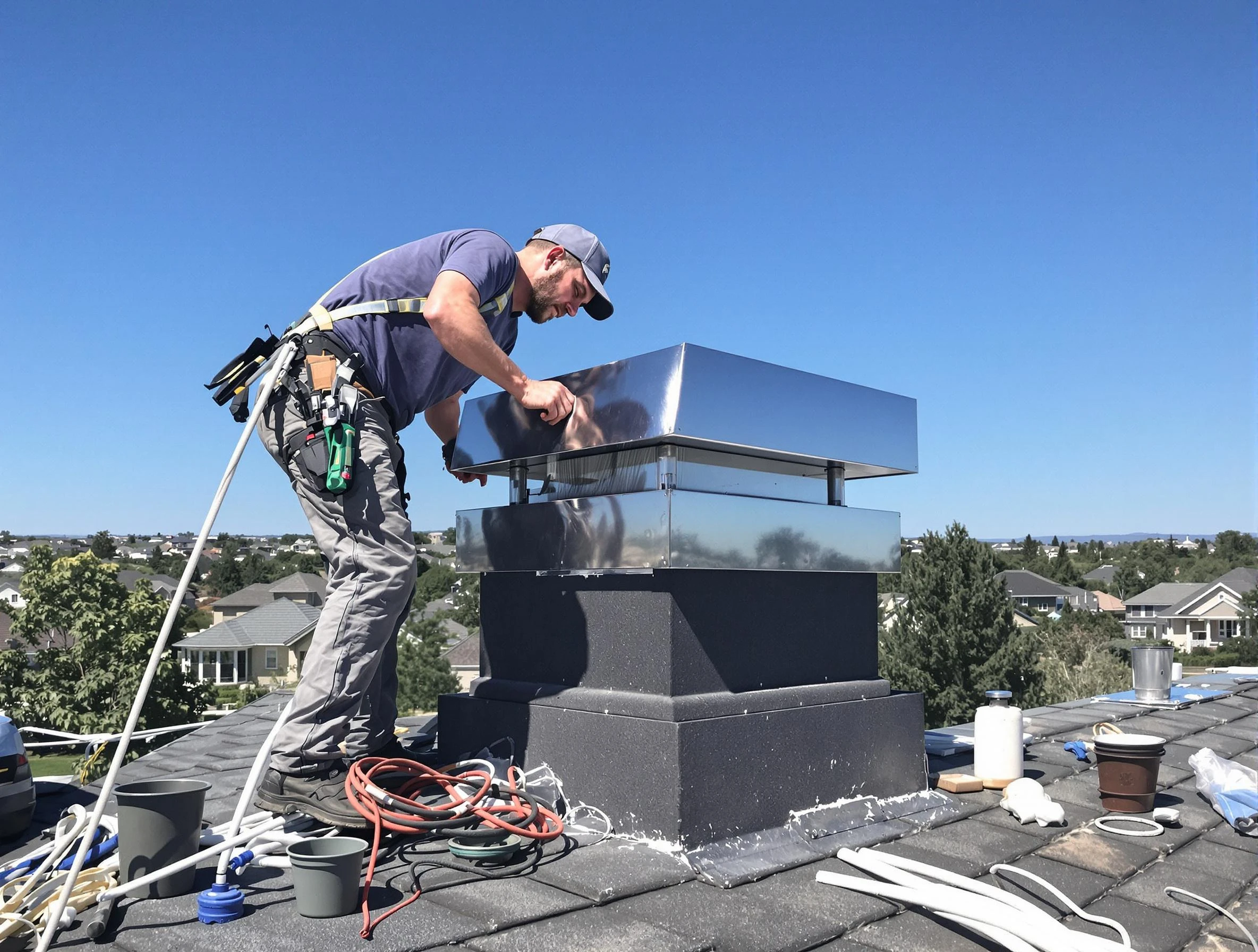 Chimney Cap Services in Milton