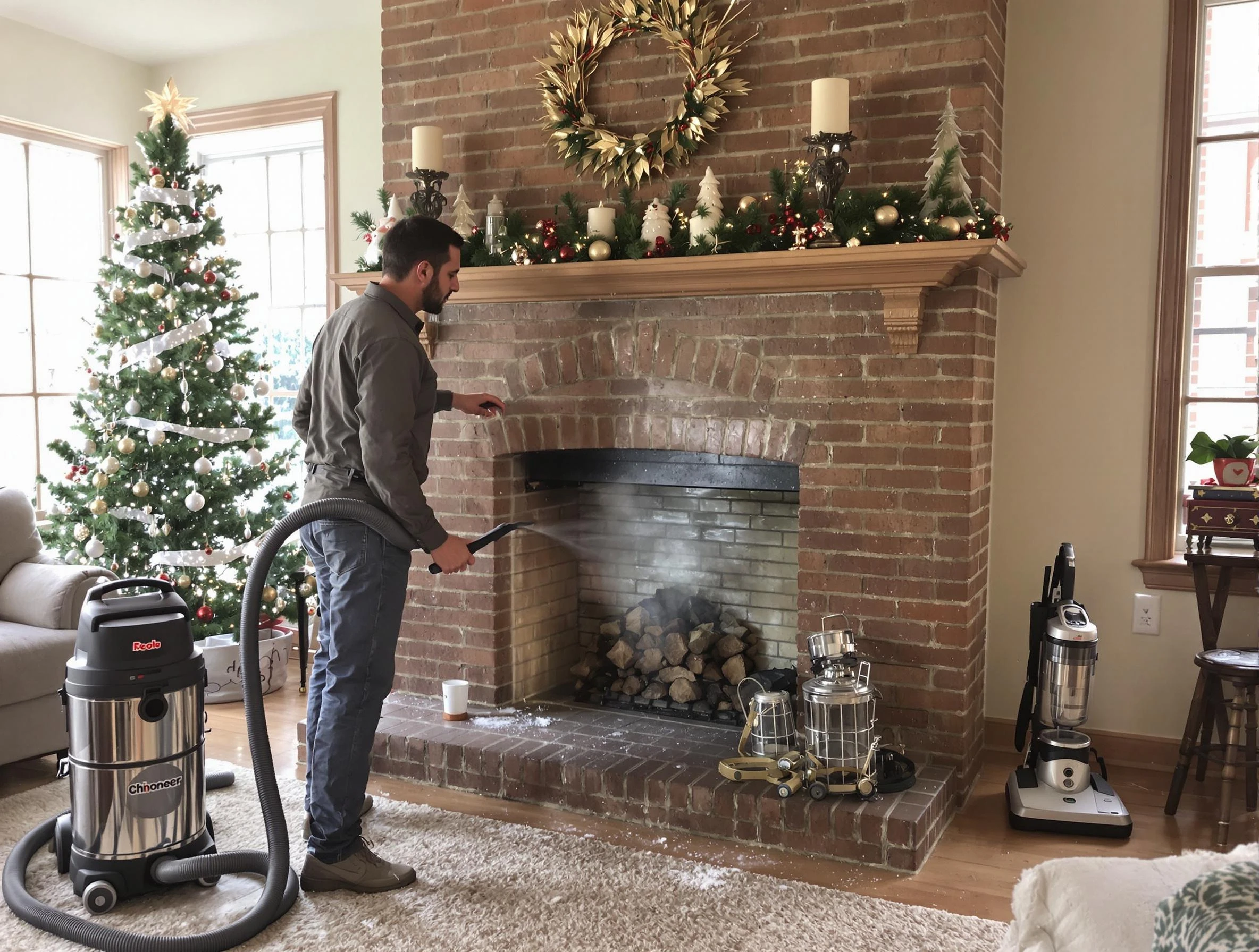 Fireplace Cleaning in Milton