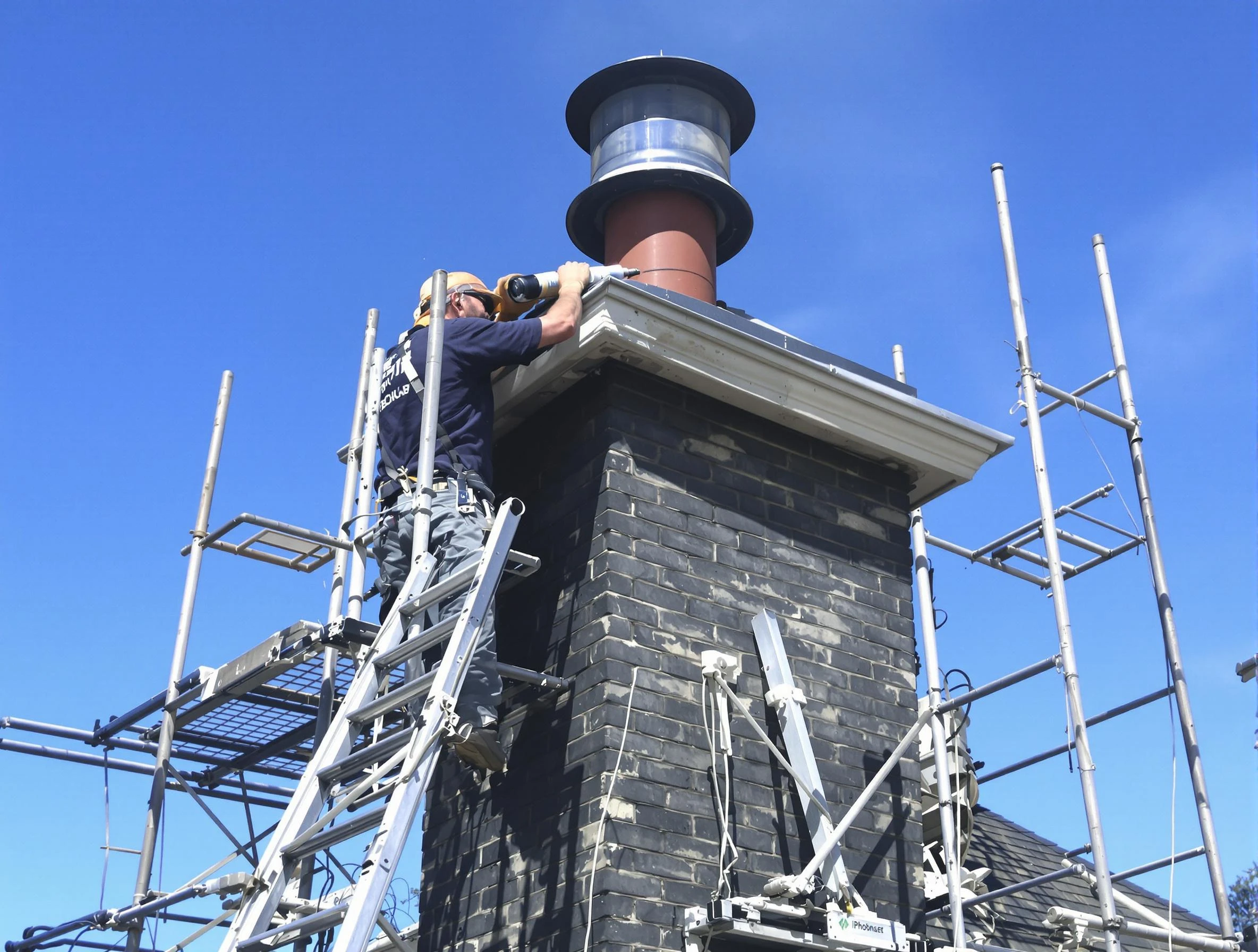 Sturdy chimney crown finished by Milton Chimney Sweep in Milton, MA