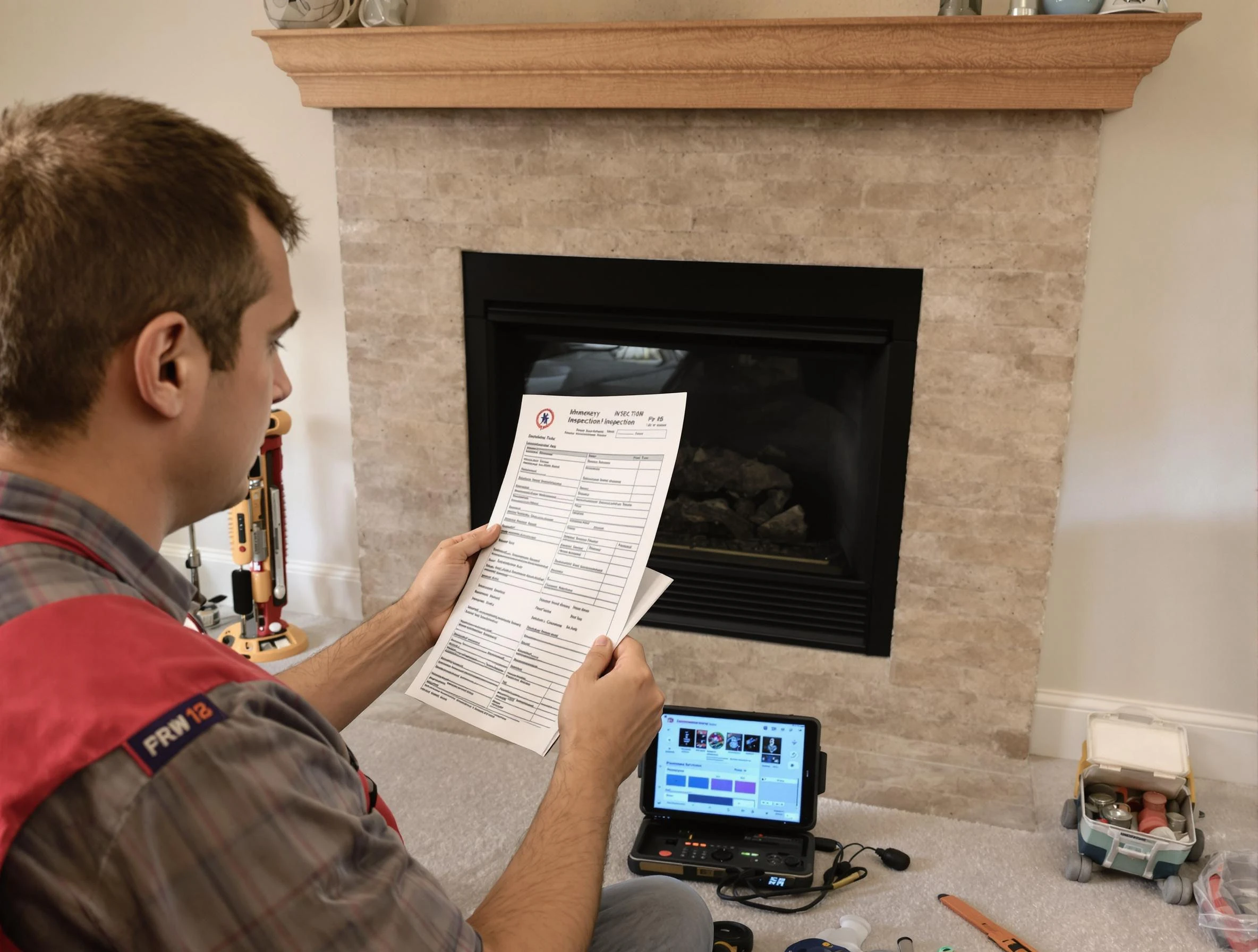 Thorough chimney inspection by Milton Chimney Sweep in Milton, MA