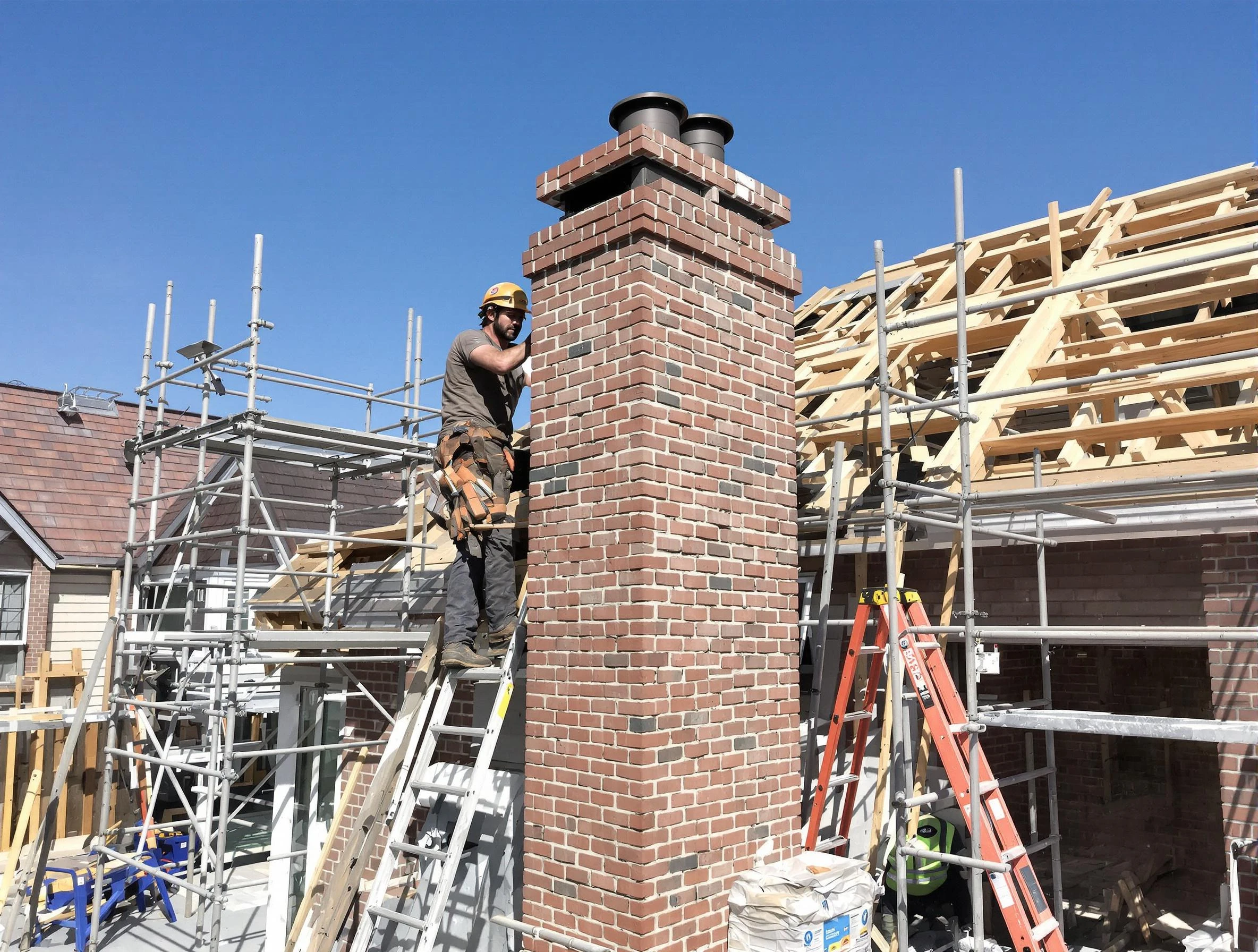 New chimney installation completed by Milton Chimney Sweep in Milton, MA